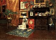 William Merritt Chase Studio oil painting artist